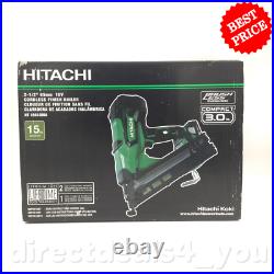 New Hitachi NT1865DMA 2-1/2 18V Lithium Ion 15Ga Angled Cordless Finish Nailer