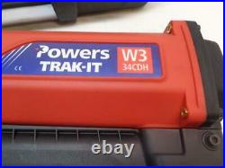 New Powers Trak It W3 34cdh Wood Framing Gas Nailer Sr