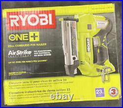 OPEN BOX Ryobi P318 Cordless Pin Nailer 23 Gauge 18V ONE+ AirStrike-TOOL ONLY