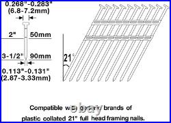 PROFESSIONAL Full Round Head Pneumatic Framing Nailer Tool Air Nail Gun Tool NEW