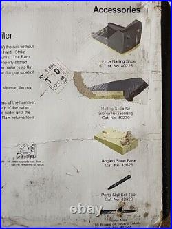 Porta Nailer Angled Floor Nailer Flooring Gun Kit Hammerhead