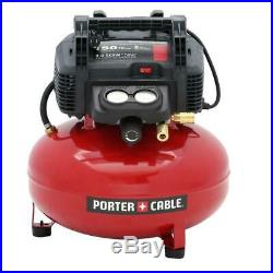 Porter-Cable PCFP12234 6 Gallon Compressor 3-Piece Nailer and Brad Combo Kit NEW