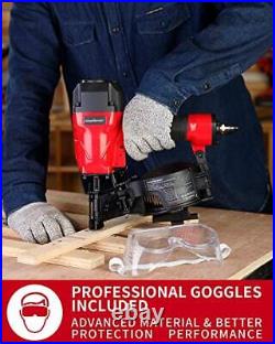 Powersmart Roofing Nailer 15 Degree Roofing Nail Gun with Safety Goggles 3/