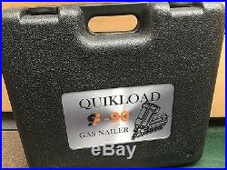 Quikload Sf90 Gas Strip Nailer Paslode Type With 4 Boxes Of Nails Any Size