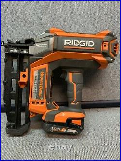 RIDGID R09892K 18-Volt Brushless 16-Gauge 2-1/2 Straight Finish Nailer Kit