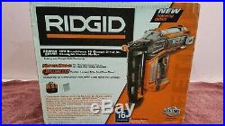 RIDGID Straight Finish Nailer Nail Gun 18-Volt Brushless Motor 16-Gauge 2-1/2