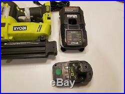 RYOBI P320 18-Gauge Cordless Brad Nailer 18-Volt ONE+ AirStrike with Battery