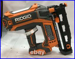 Ridgid R09892K 16 guage Straight Nailer Nail Gun Brushless Cordless 18V, LN KIT