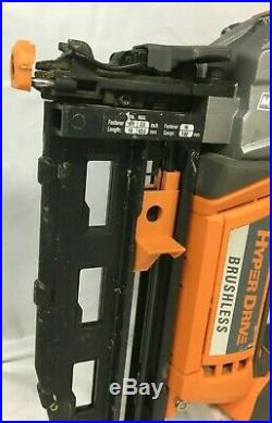 Ridgid R09892 16 guage Straight Nailer Nail Gun Brushless Cordless 18V, ZX505