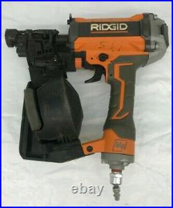 Ridgid R175RNF 1-3/4 in. Pneumatic Coil Roofing Nailer Nail Gun VG
