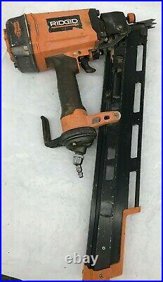 Ridgid R350RHF Nail Gun 21 Degree 3-1/2 in. Round-Head Framing Nailer F P