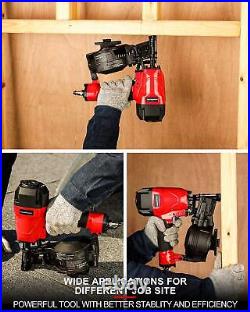 Roofing Nailer 15 Degree Roofing Nail Gun with Safety Goggles 3/4-Inch to 1-3