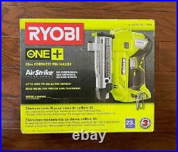 Ryobi 18-Volt ONE+ 23ga Cordless Pin Nailer Gun P318 Tool Only New-Sealed