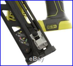 Ryobi Angled Finish Nailer Air Nail Gun Cordless 18V 15-Gauge (Tool Only)