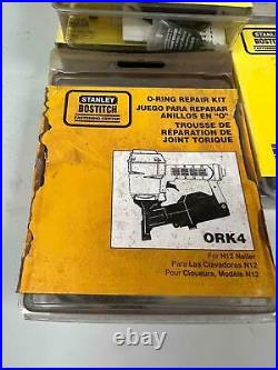 STANLEY BOSTITCH Pneumatic Air Framing Nailer Nail Gun 5pc Set ORK4 ORK1 ORK13