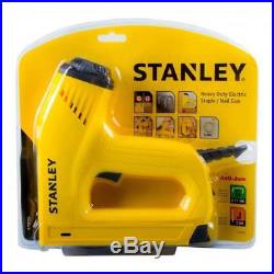 Stanley Electric Staple Nail Gun Stapler Nailer Tacker + 5000 Assorted Staples