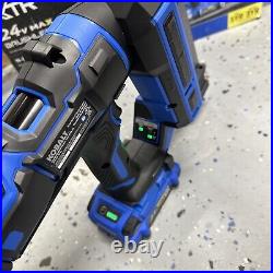 TESTED OPEN BOX Kobalt 24v XTR Cordless 18g Brad Nailer Kit, Battery Charger Bag