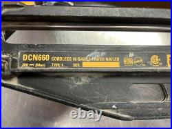 Used DEWALT DCN660 20V Cordless Finishing Nailer withBatt & Charger (QUC012716)